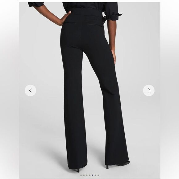 Spanx black high rise Ponte Flare pants pull on small s - Picture 5 of 11